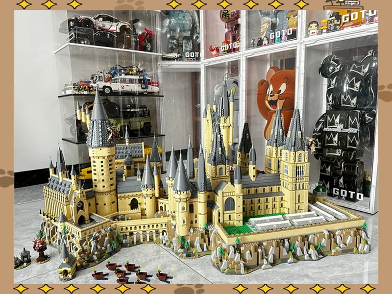 安东内拉:爱拼霍格沃茨城堡,家里有类似博物馆空间放乐高